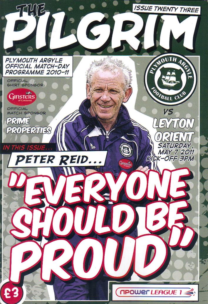 PLYMOUTH ARGYLE v LEYTON ORIENT 2010/11